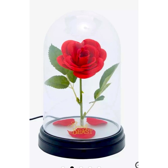 Disney Red Enchanted Rose Wall Decor - Picture 1 of 4